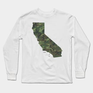 California Military Camo Long Sleeve T-Shirt